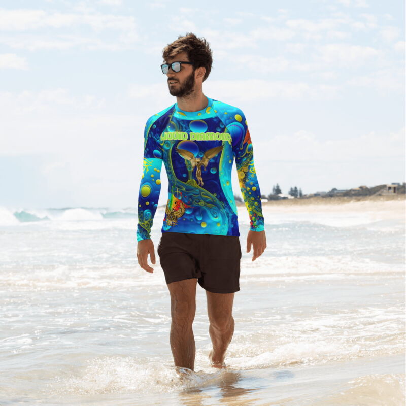 Unisex Liquid Diamonds Beachwear