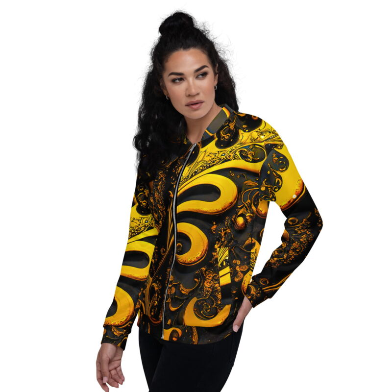 Dragon Squirt Unisex Bomber Jacket - Image 4