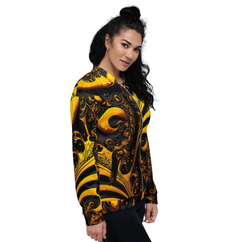 Dragon Squirt Unisex Bomber Jacket - Image 3