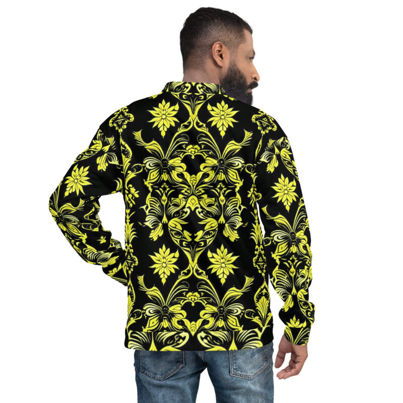 Majestic filligee Unisex Bomber Jacket by Smokin Apparel - Image 3