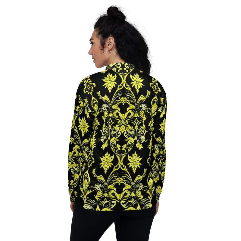 Majestic filligee Unisex Bomber Jacket by Smokin Apparel - Image 5