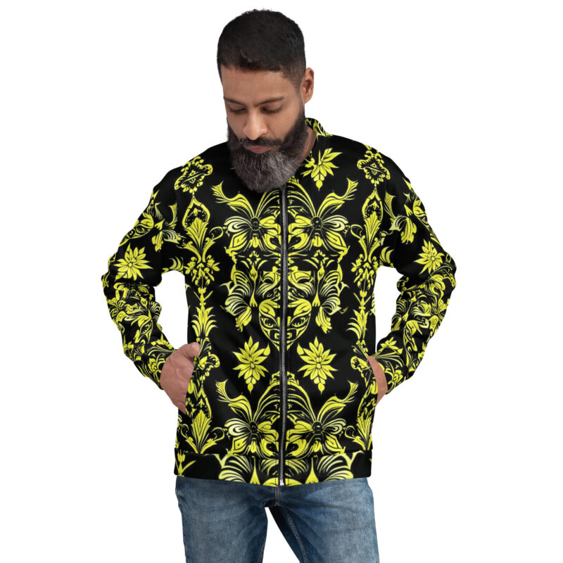 Majestic filligee Unisex Bomber Jacket by Smokin Apparel - Image 2