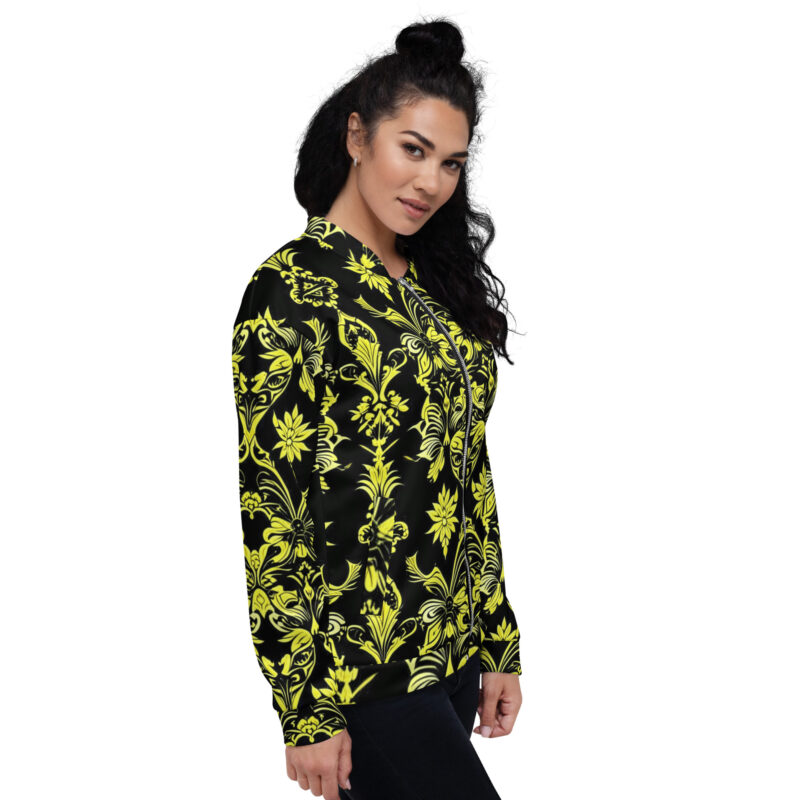 Majestic filligee Unisex Bomber Jacket by Smokin Apparel - Image 6