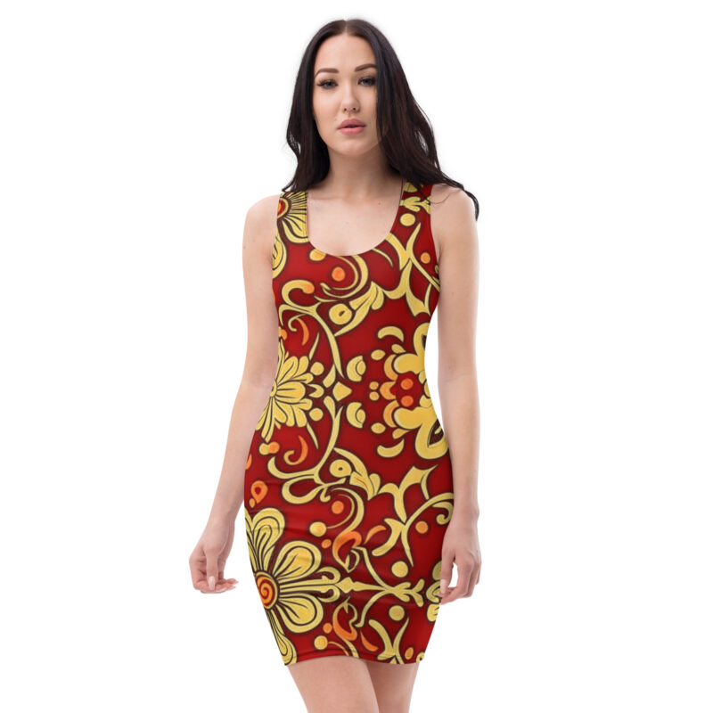 Flower Love Gothic Bodycon dress