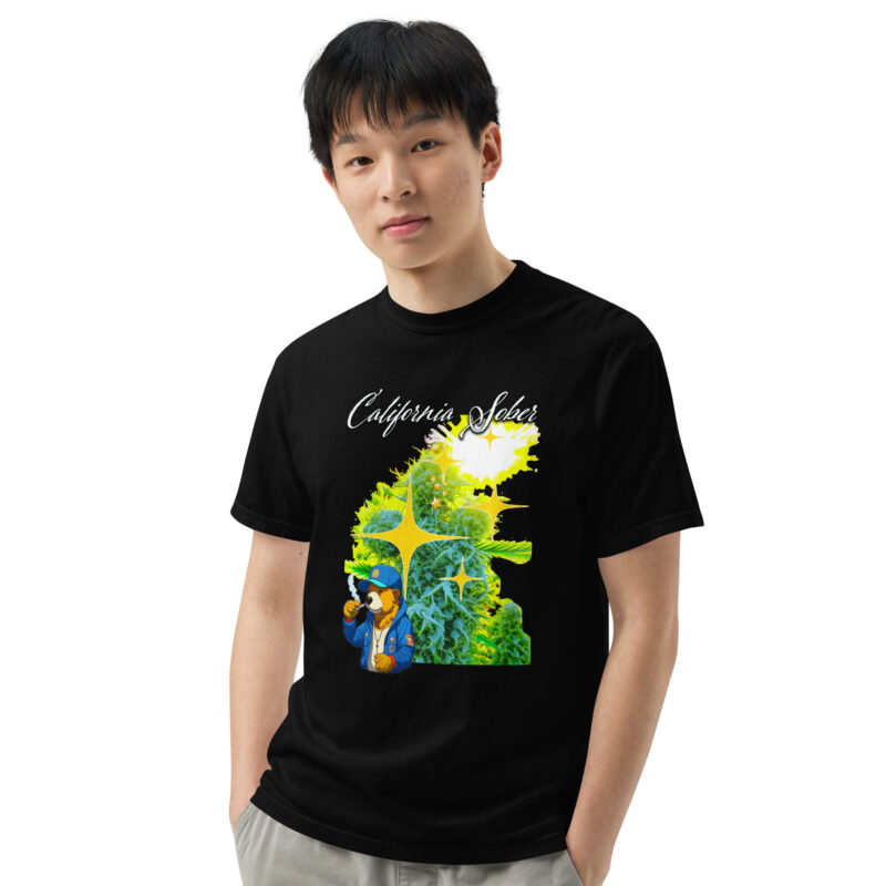 California Sober Indica Oasis Unisex garment-dyed heavyweight t-shirt - Image 2