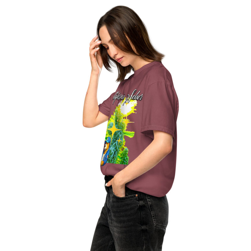 California Sober Indica Oasis Unisex garment-dyed heavyweight t-shirt - Image 74