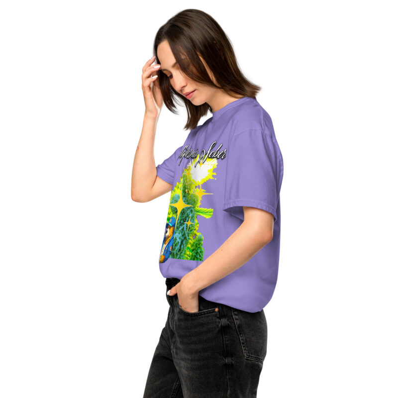 California Sober Indica Oasis Unisex garment-dyed heavyweight t-shirt - Image 95