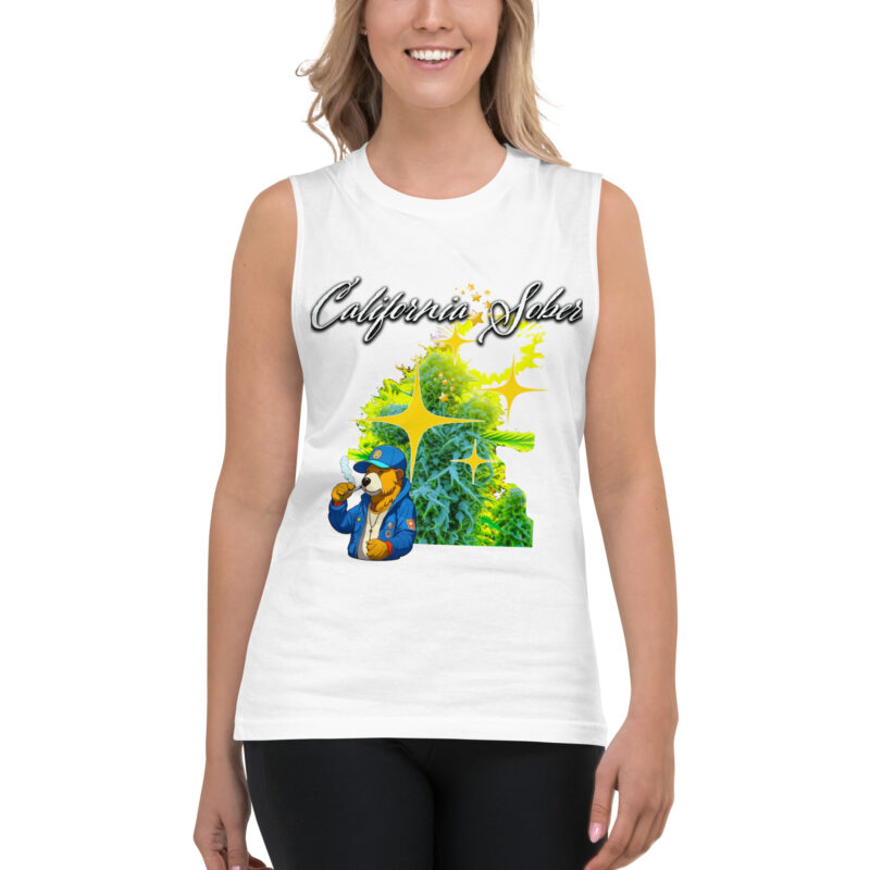 California Sober Indica Oasis Muscle Shirt - Image 2