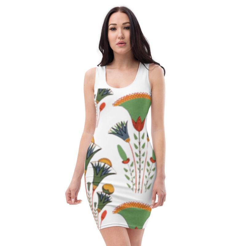 Lotus Flower Bodycon dress