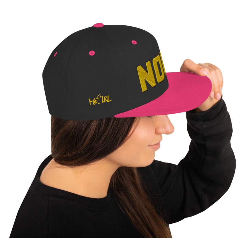 Nope. Snapback Hat - Image 15