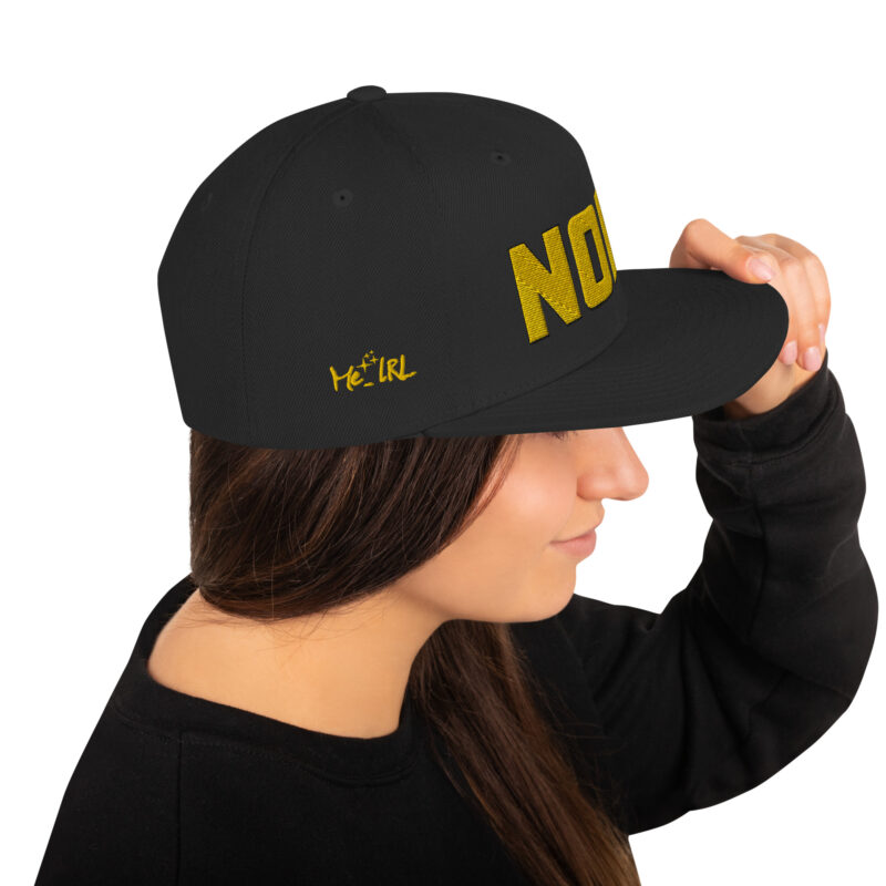 Nope. Snapback Hat - Image 13