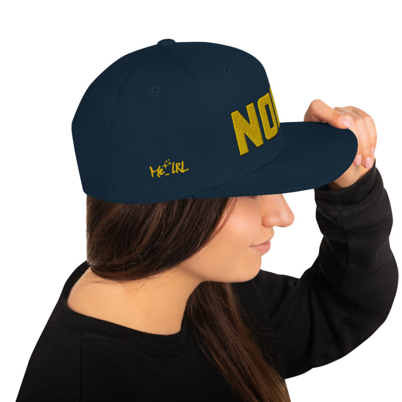 Nope. Snapback Hat - Image 12