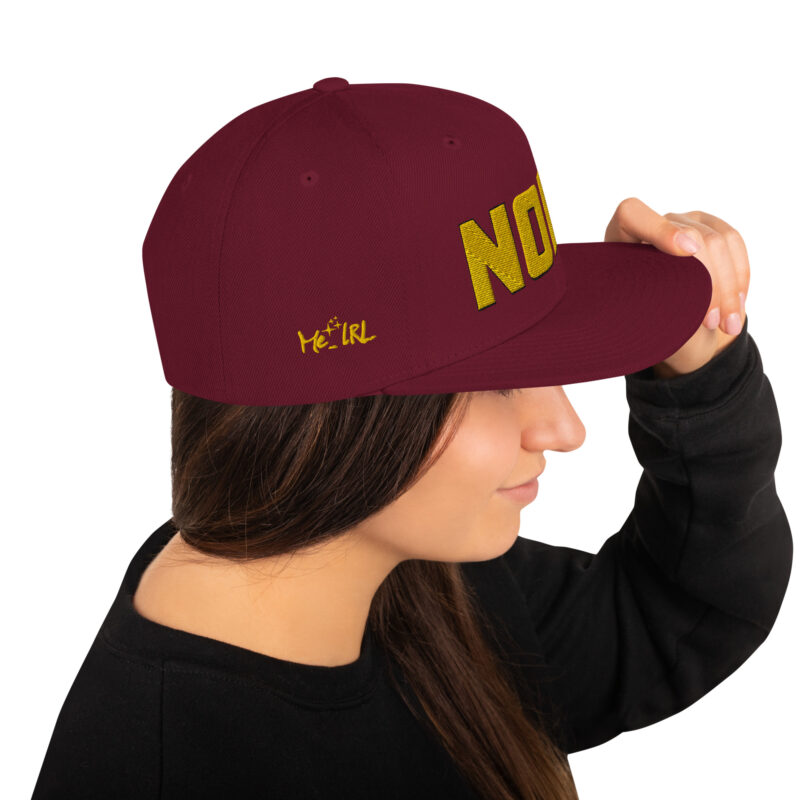 Nope. Snapback Hat - Image 17