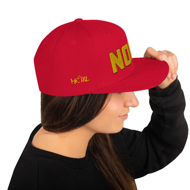 Nope. Snapback Hat - Image 21