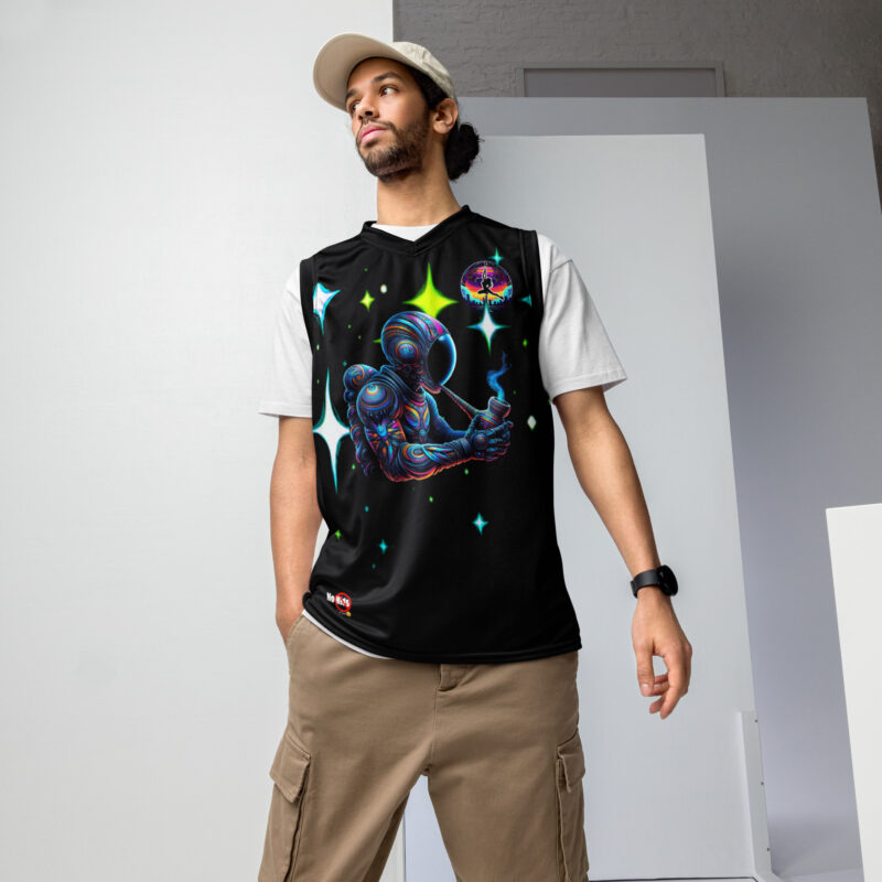 No Mids Space Chillum in a Black Hole Tank Top