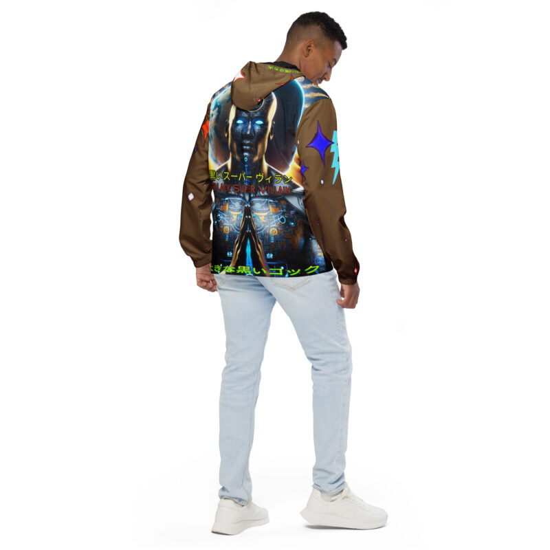 Black Supervillain Men’s windbreaker - Image 3