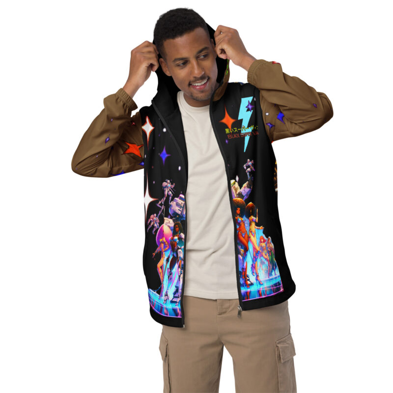 Black Supervillain Men’s windbreaker - Image 2