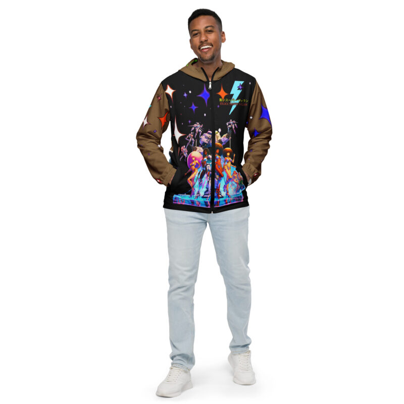 Black Supervillain Men’s windbreaker