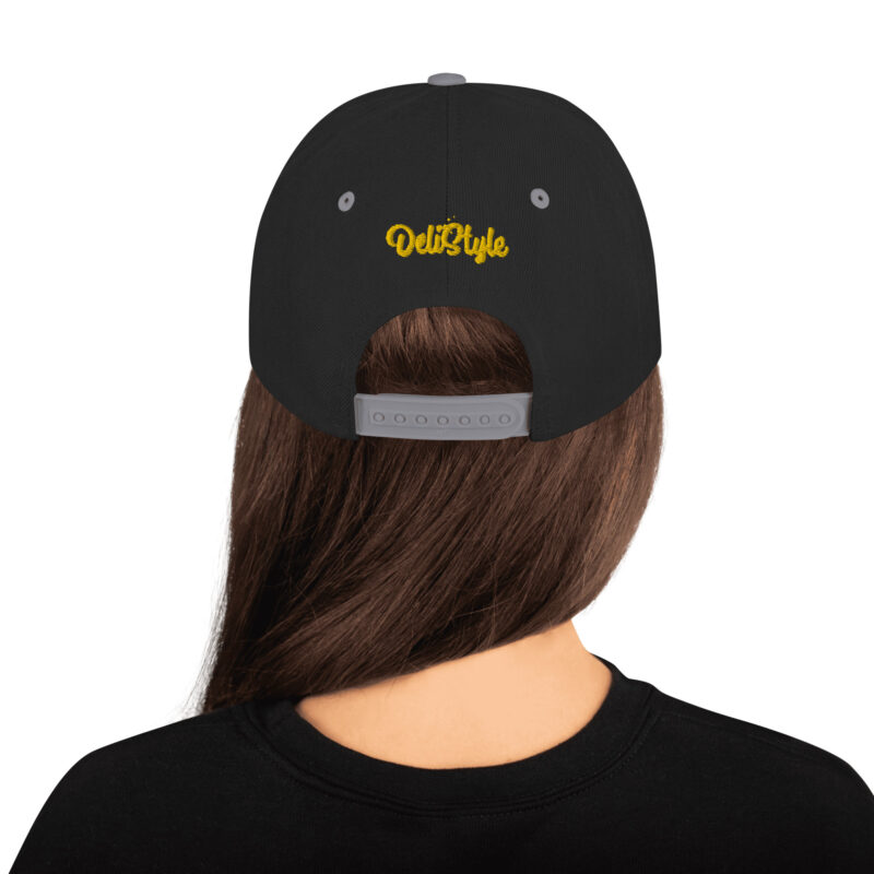 California Sober Snapback Hat featuring "Smokin Joe" the Bear from Deli Style - Image 14