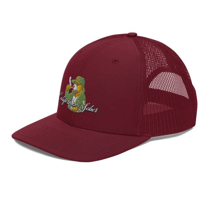 California Sober Trucker Cap - Image 14